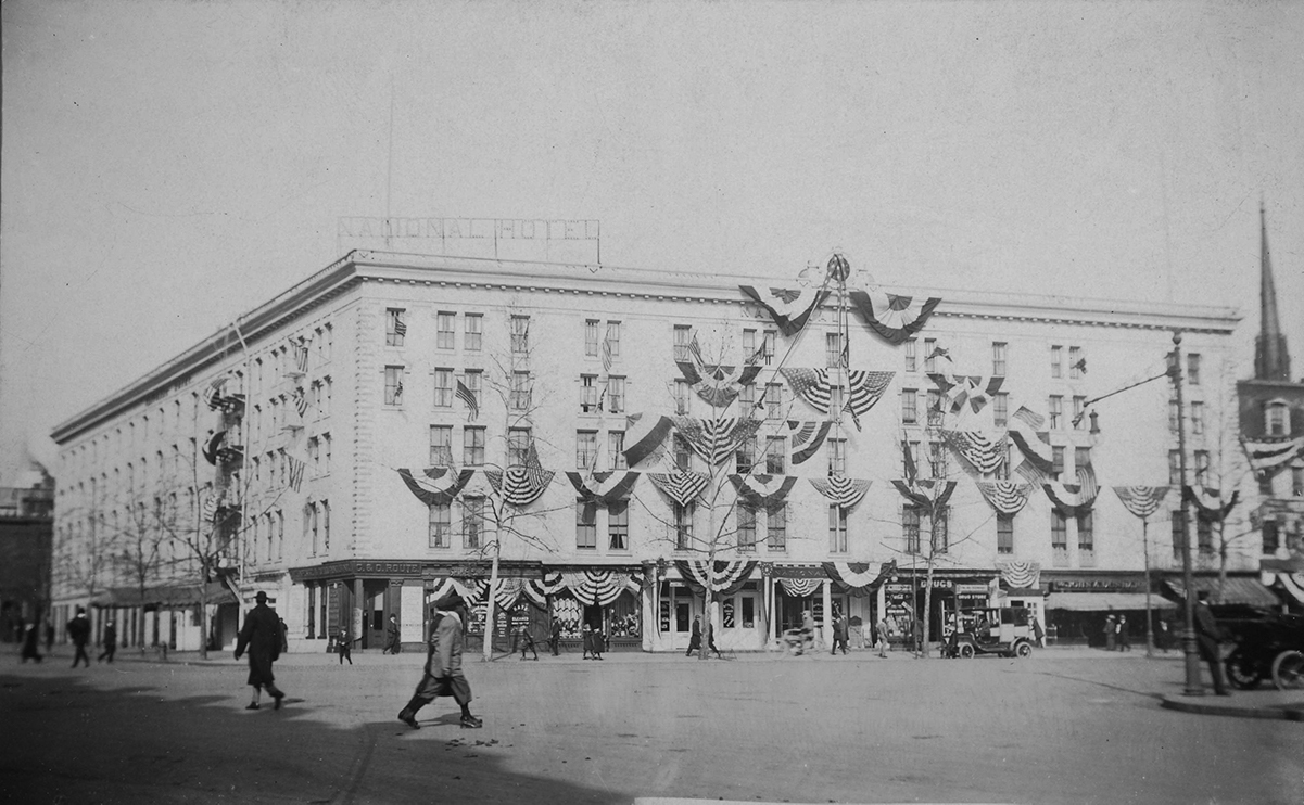 Figure 31: Postcard of The National Hotel Exterior.