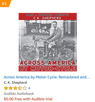 #3 Across America by Motor-Cycle Audiobook